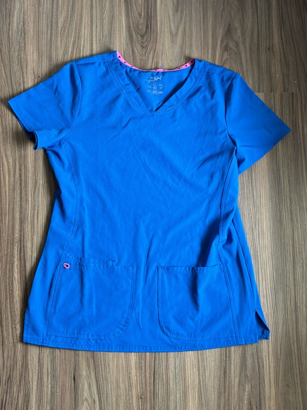 Women’s HeartSoul Royal Blue V-Neck Scrub Top